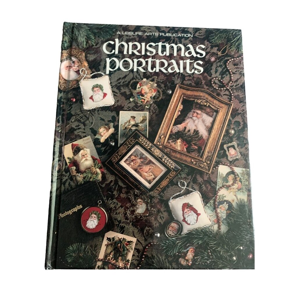 Leisure Arts Christmas Portraits Book with Santa Craft Projects & Decorations
